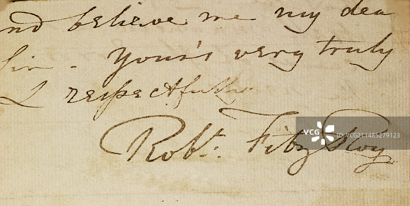 罗伯特·菲茨罗伊船长（达尔文船长）图片素材