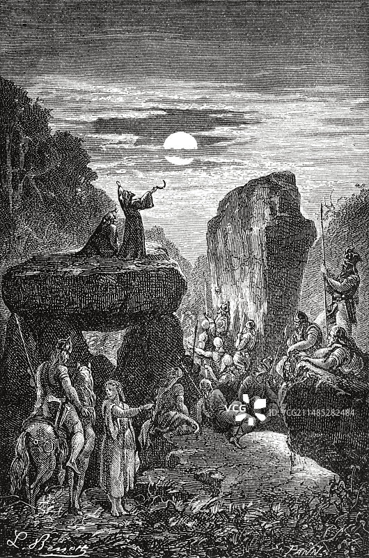 德鲁伊教祭祀图片素材