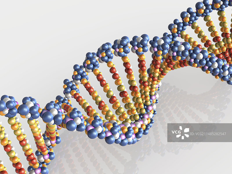 DNA分子电脑艺术图图片素材
