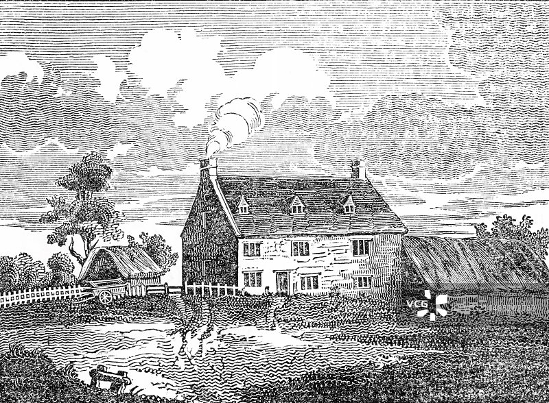 牛顿的出生地，伍尔索普庄园图片素材