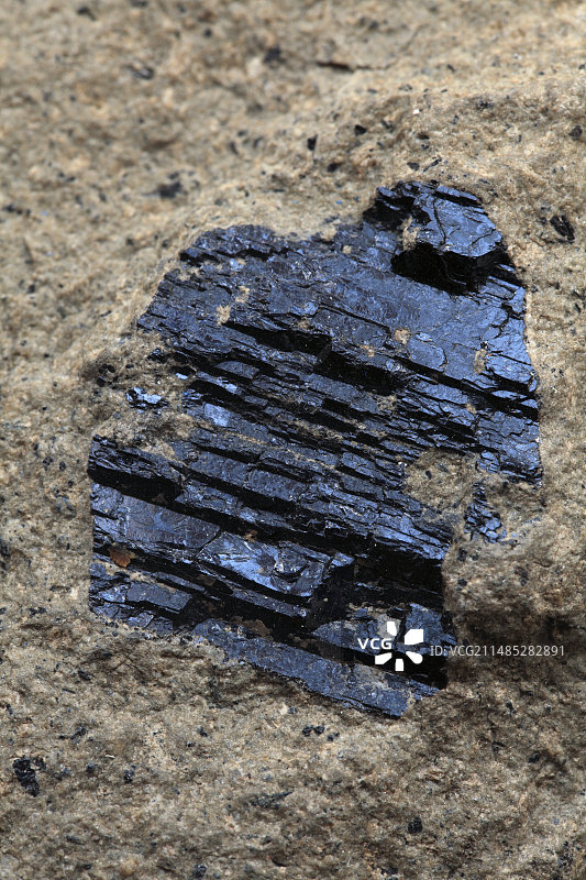 角闪石晶体图片素材