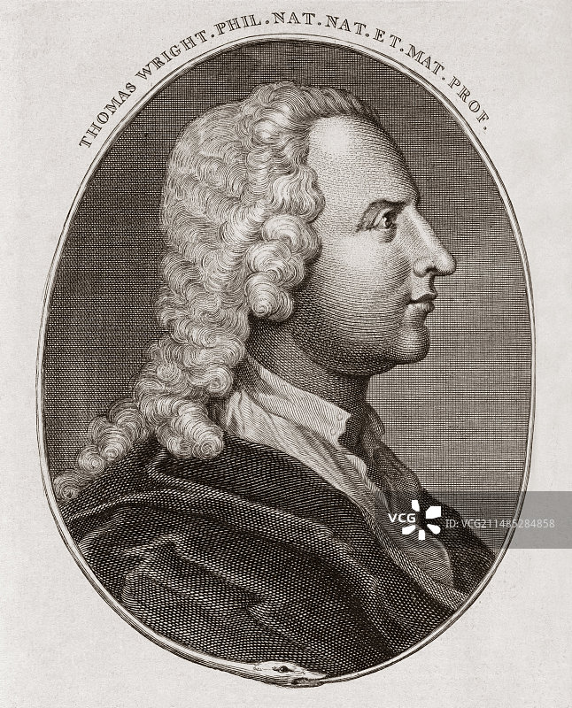 英国天文学家托马斯·赖特图片素材