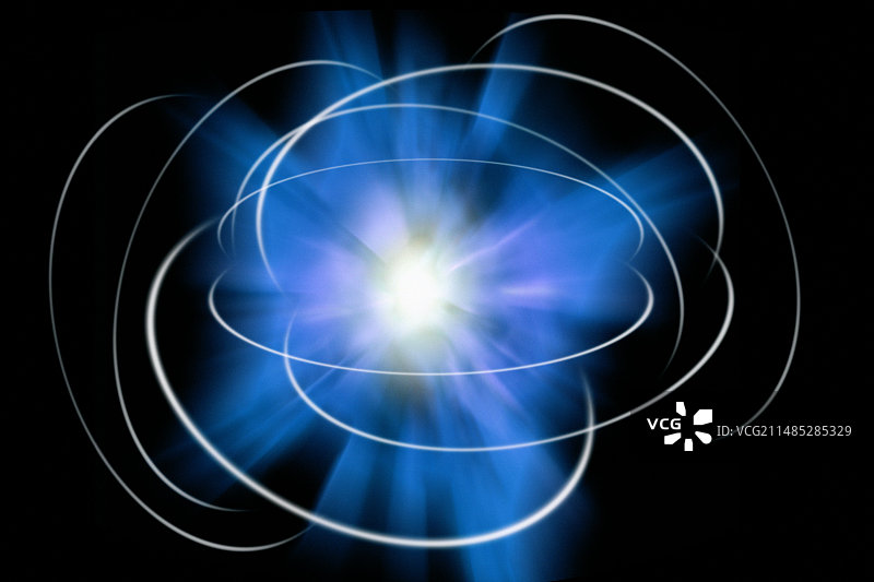 原子能概念艺术作品图片素材