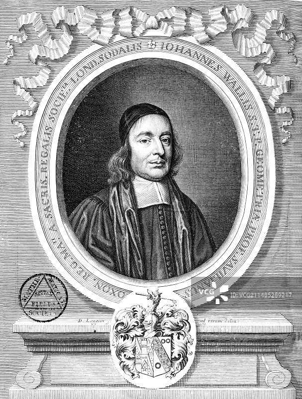 约翰·沃利斯：英国数学家图片素材