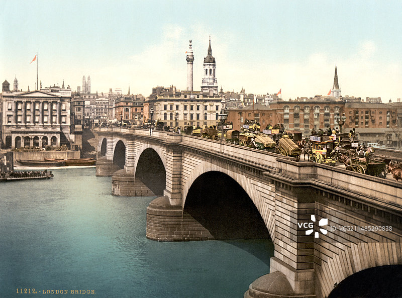 伦敦桥历史艺术作品图片素材