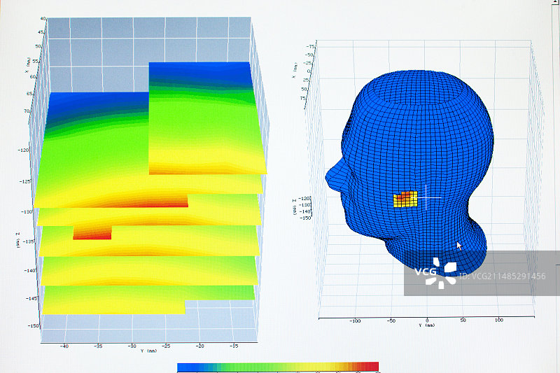 手机辐射研究图片素材
