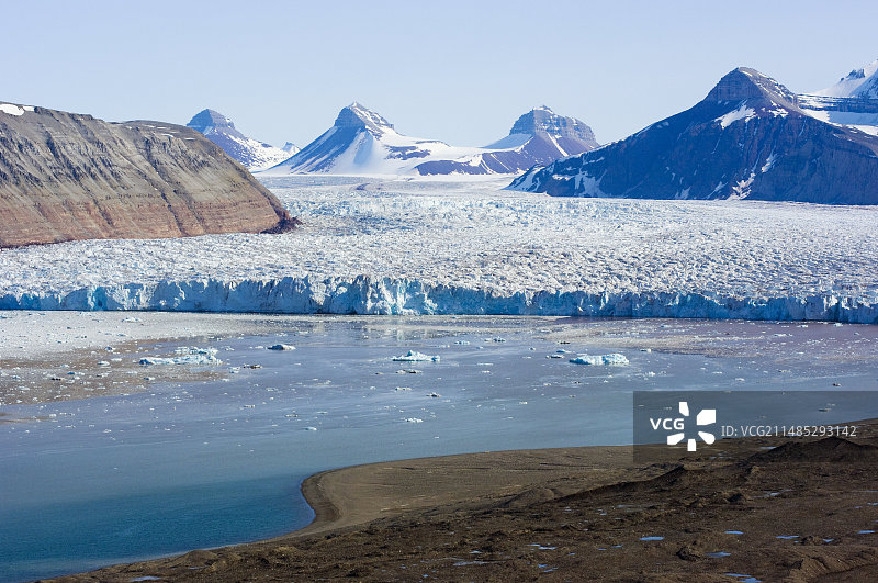 康斯维根冰川图片素材