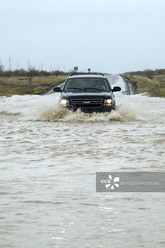 飓风希梅纳造成的洪水图片素材