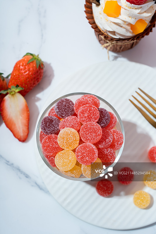 彩色的橡皮软糖图片素材