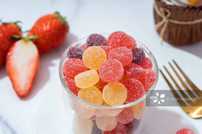 彩色的橡皮软糖图片素材