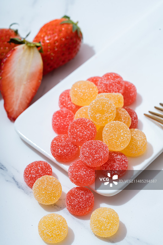 彩色的橡皮软糖图片素材