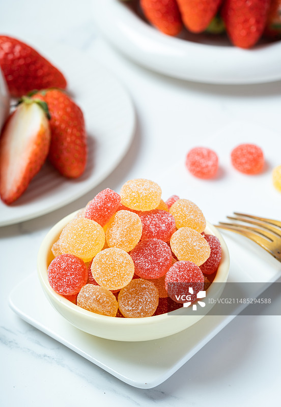 彩色的橡皮软糖图片素材