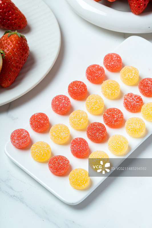 彩色的橡皮软糖图片素材