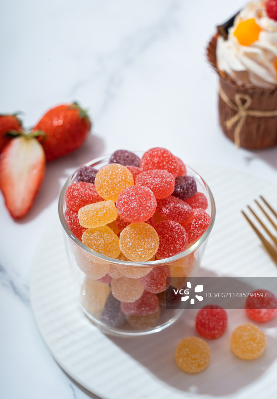 彩色的橡皮软糖图片素材