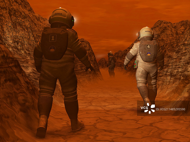 泰坦星探索艺术作品图片素材