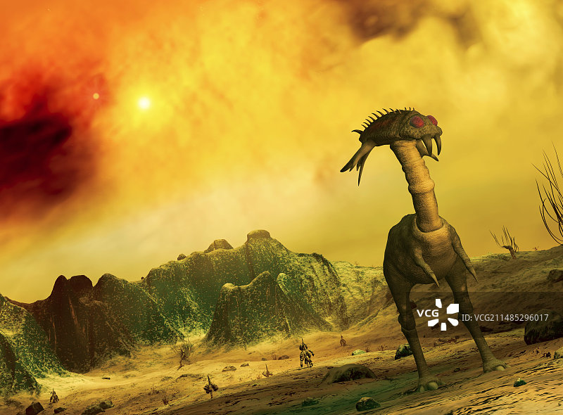 外星行星艺术作品图片素材