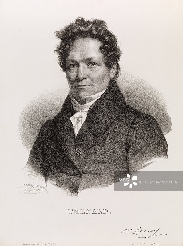 路易·特纳德,法国化学家图片素材