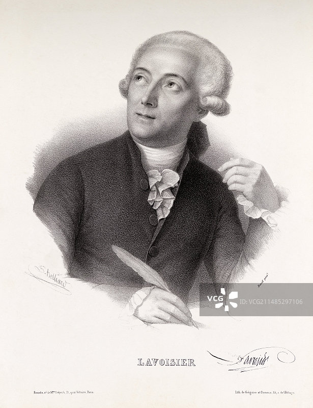 法国化学家安托万·拉瓦锡图片素材