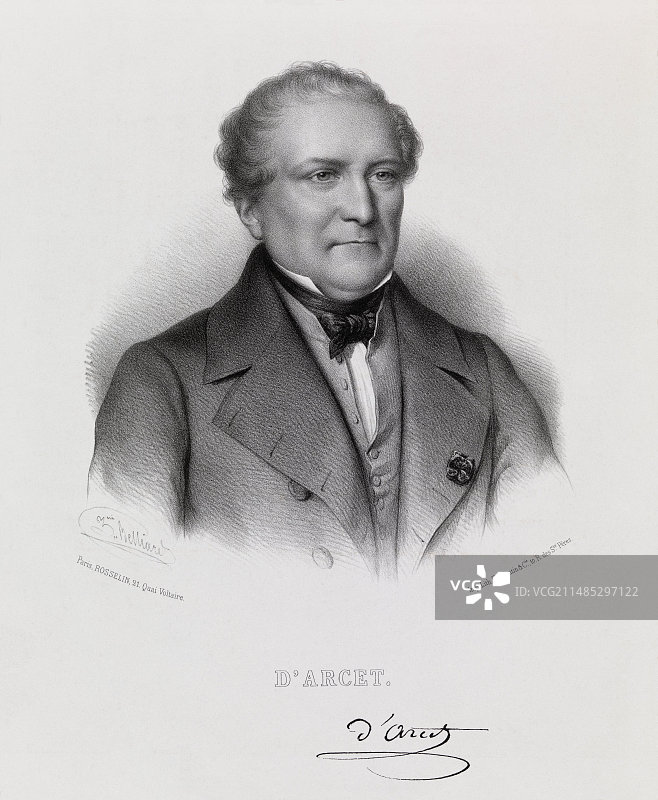 让·达尔塞,法国化学家图片素材