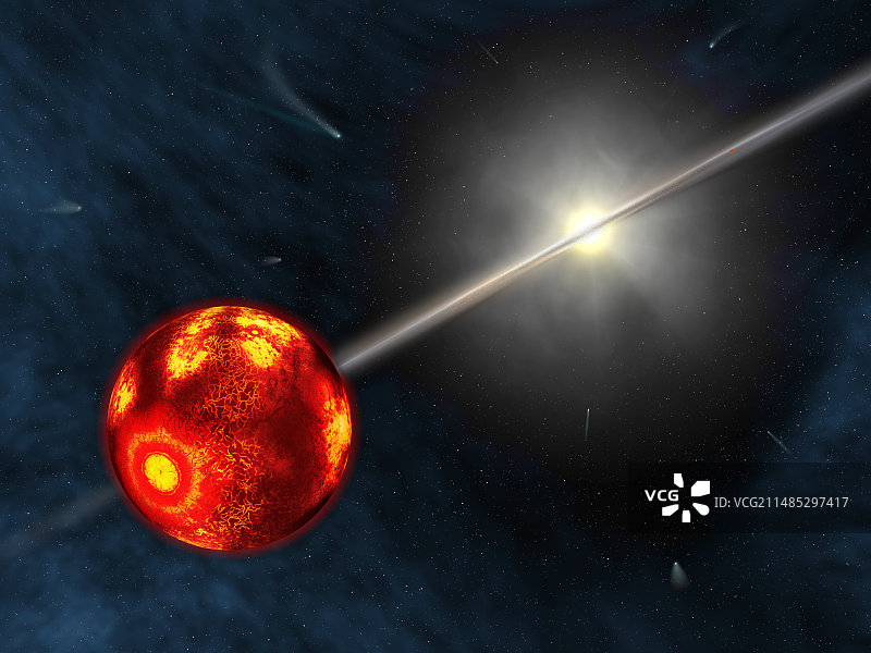 早期太阳系艺术图图片素材