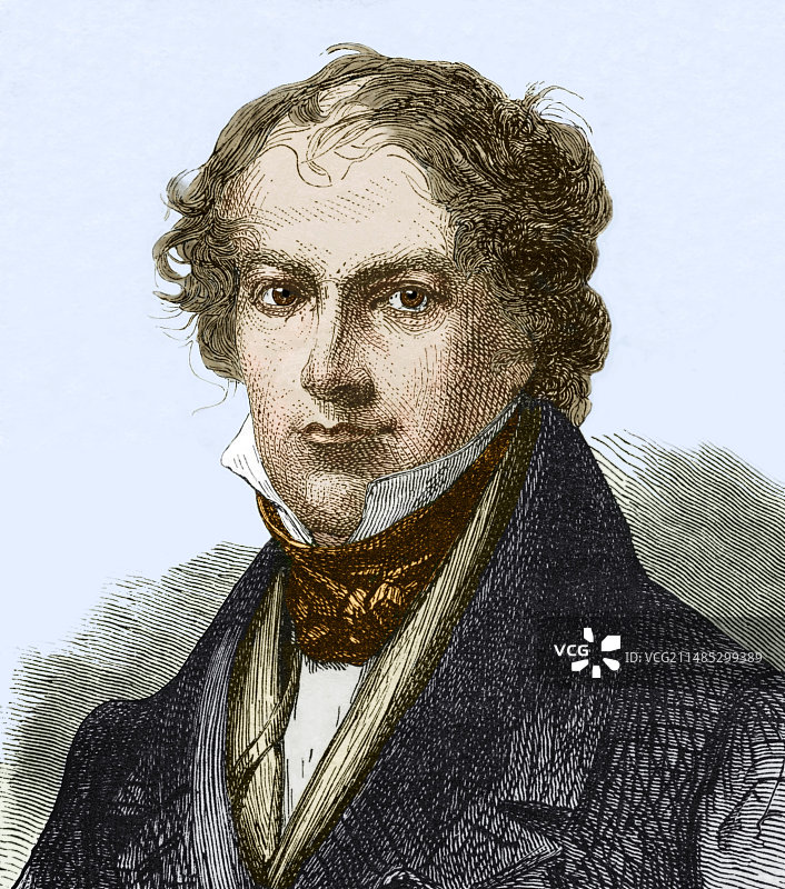 让·巴蒂斯特·毕奥，法国物理学家图片素材