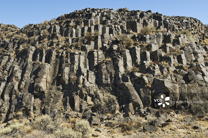 柱状玄武岩地貌图片素材