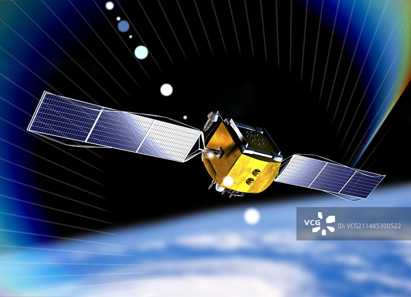 通信卫星艺术作品图片素材