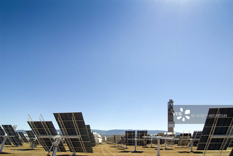 西班牙太阳能炉图片素材