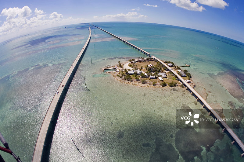 美国佛罗里达州七英里大桥图片素材