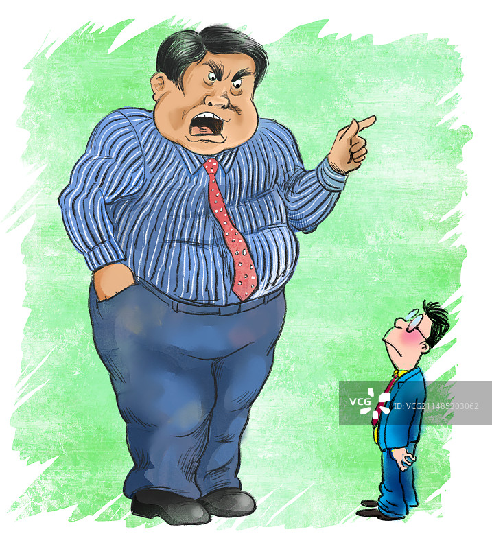 训斥下属的领导图片素材