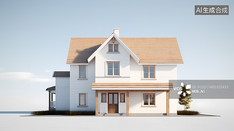 【AI数字艺术】现代房屋建筑图片素材