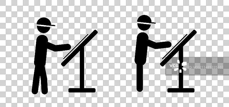 工程师、经理和建筑师规划概念图片素材