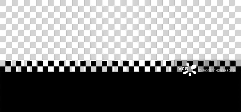 黄色黑色出租车站和出租车停车场图片素材