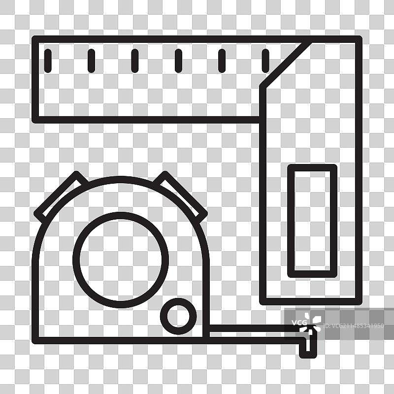 卷尺图标图片素材