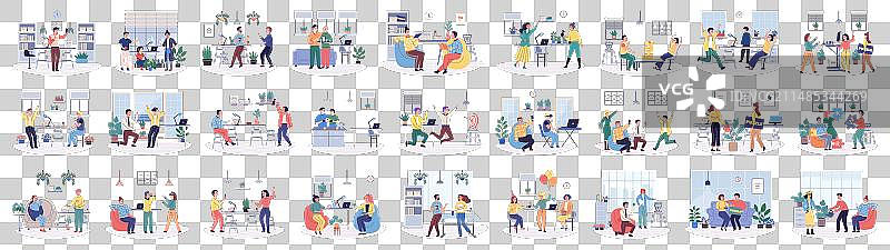 办公室休息，强调办公室休息的隐喻图片素材