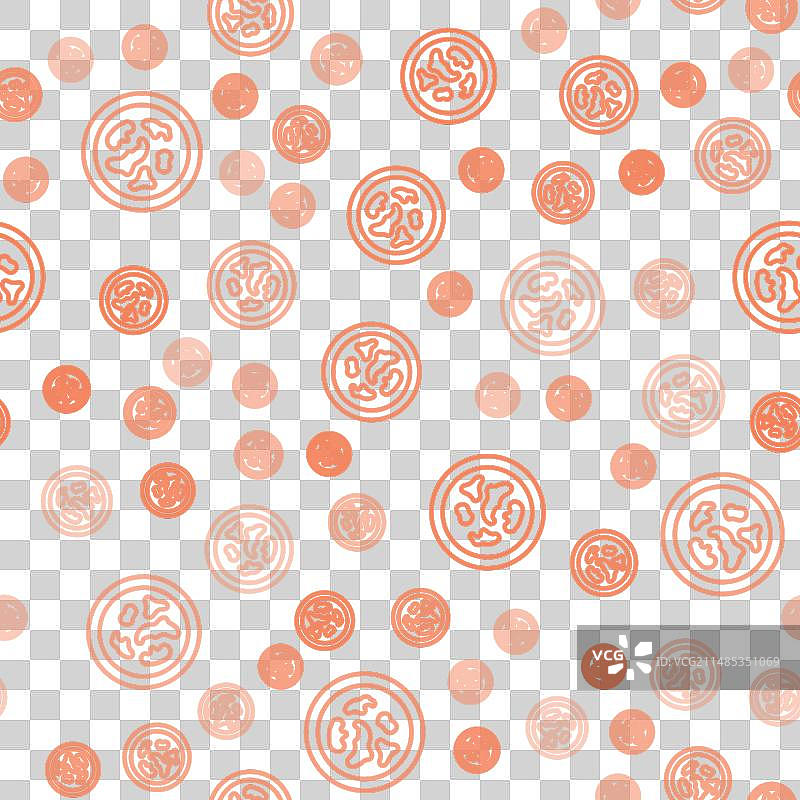 棕色线条培养皿与细菌图标图片素材