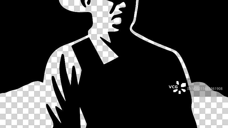 西方极简主义和简单的轮廓图片素材