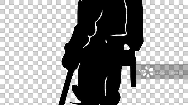 消防员 - 黑白图片素材