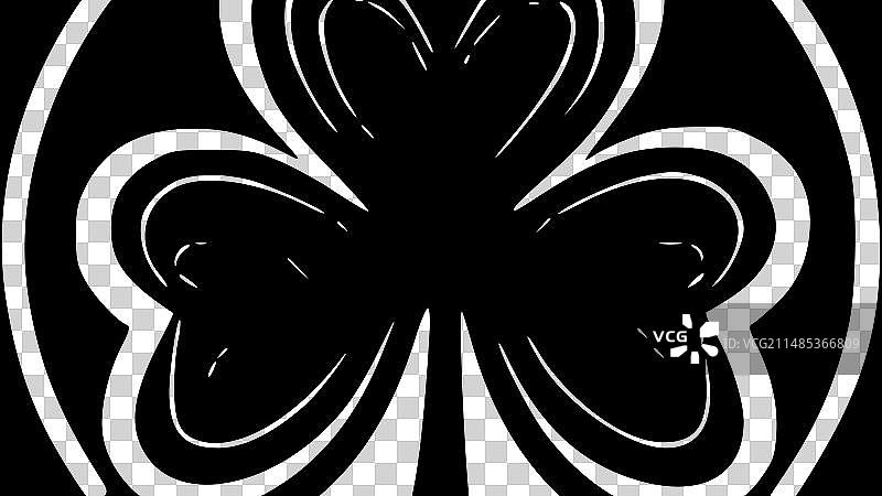 爱尔兰风格 - 简约扁平logo图片素材