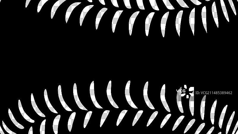 黑白棒球图片素材