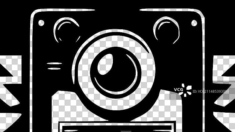 复古简约剪影图片素材