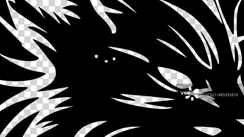 野猫 - 简约剪影图片素材