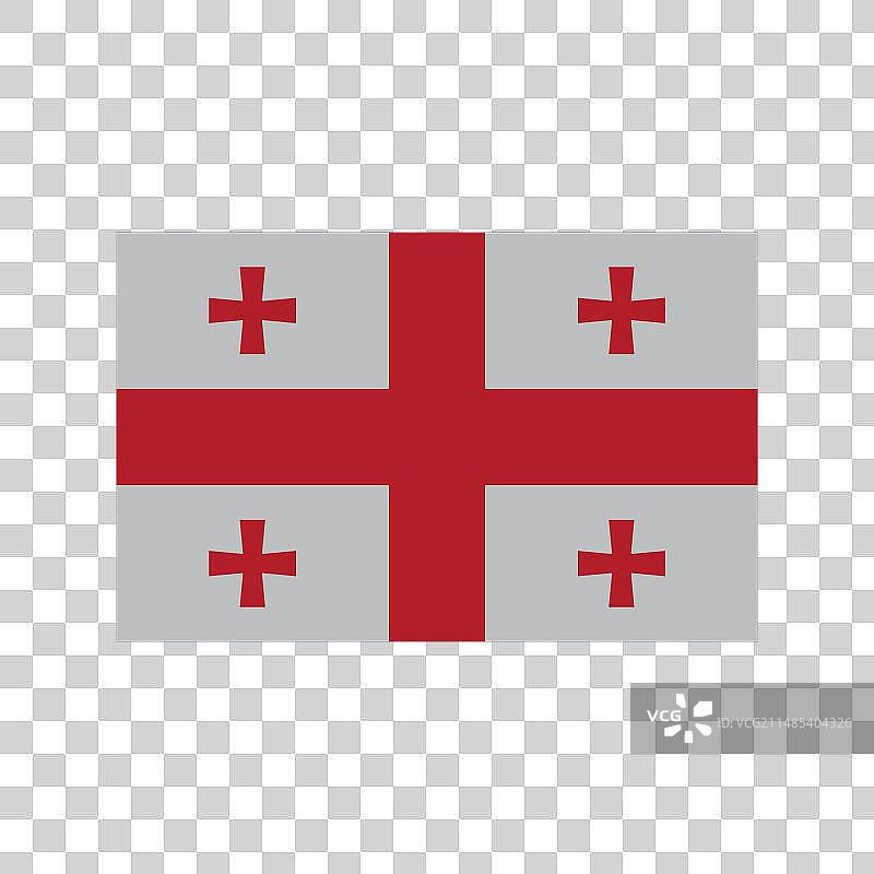 格鲁吉亚国旗图标图片素材