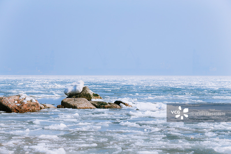 来到了北冰洋图片素材