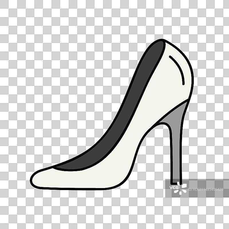 新娘高跟婚鞋图片素材