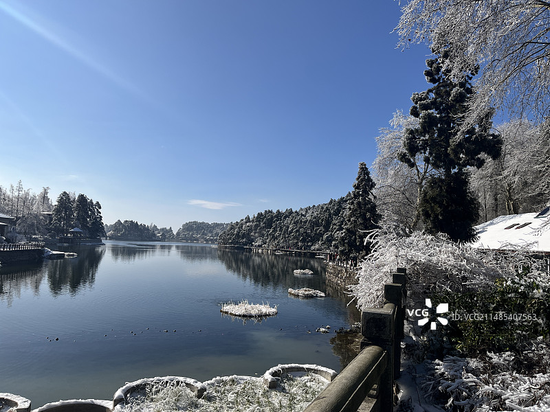 冰雪庐山图片素材