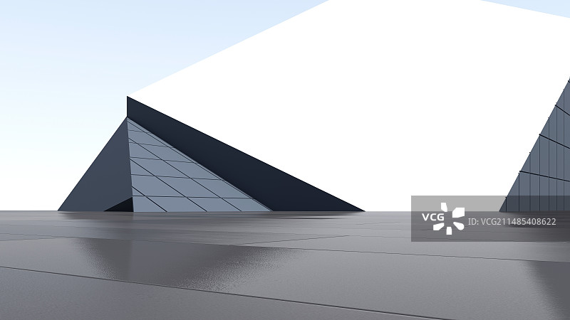 3D现代城市建筑空间图片素材