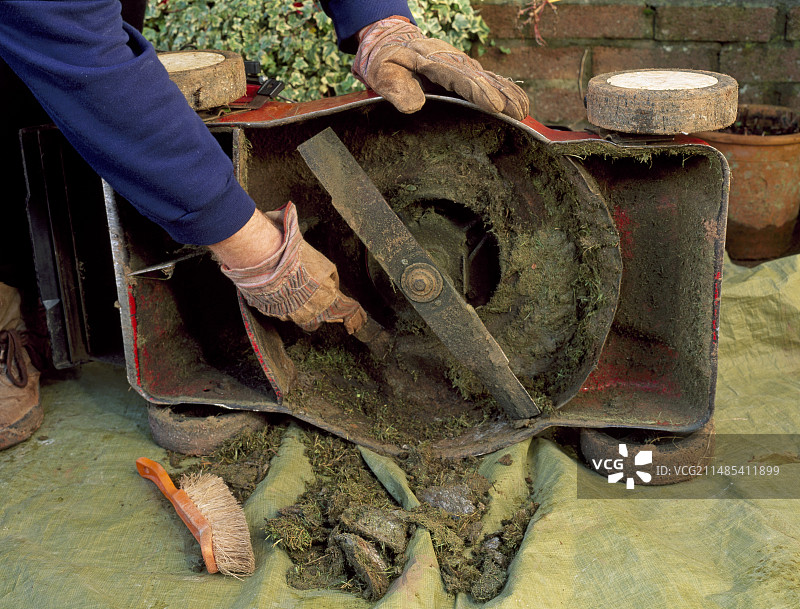 清洁割草机图片素材