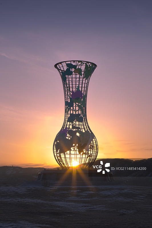 平安晨曦图片素材