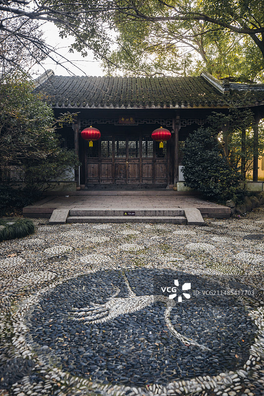 浙江湖州南浔古镇的丝业会馆（大运河丝业会馆及丝商建筑)图片素材
